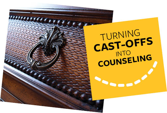 TURNING CAST-OFFS INTO COUNSELING